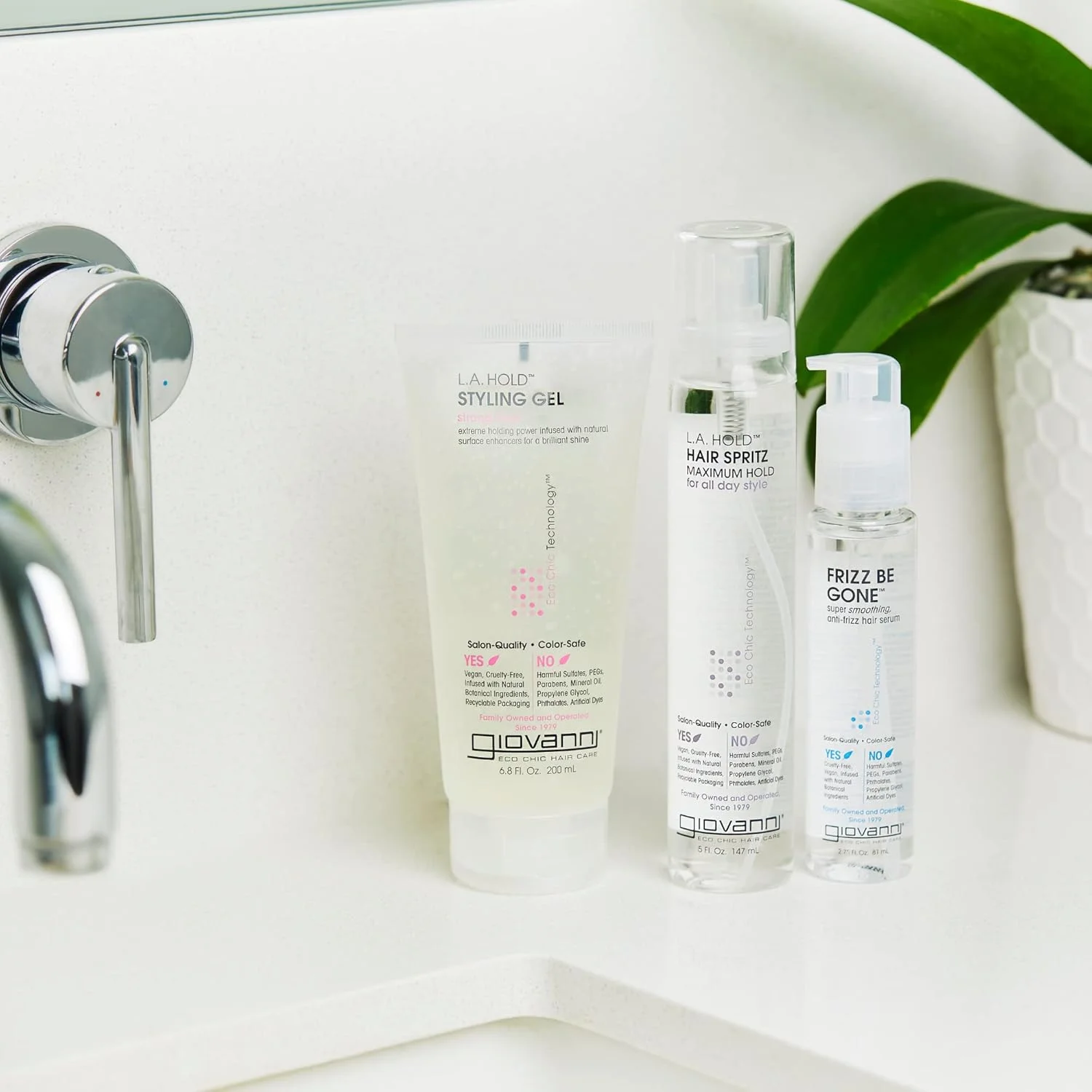 اسپری حالت دهنده مو جیووانی مدل L.A. Hold، حجم 150 میلی لیتر (بسته 8 عددی)