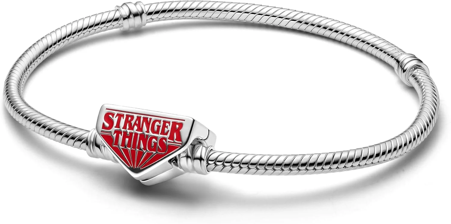 دستبند زنانه پاندورا برای آویزها نقره 925 مدل Stranger Things 593572C01