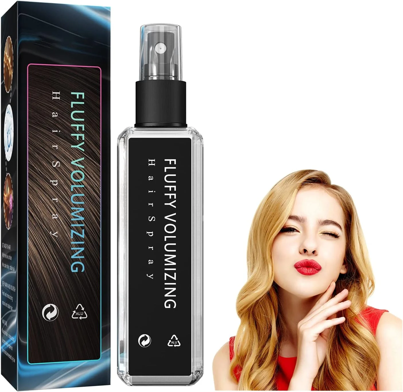 اسپری حجم دهنده مو گلی-آیس، اسپری ضخیم کننده مو گلی آیس، اسپری ضخیم کننده مو پروتئین گیاهی طبیعی، اسپری موی حجیم کننده، درخشان کننده بادوام، مناسب برای انواع مو (30 میلی لیتر)