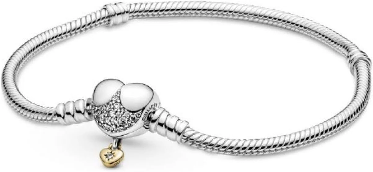 دستبند زنجیری ماری قلب دیزنی پرنسس پاندورا