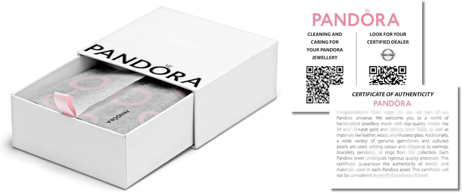 جعبه جواهرات پاندورا برای دستبند مدل P11051 (9 x 9 x 4 سانتی متر)
