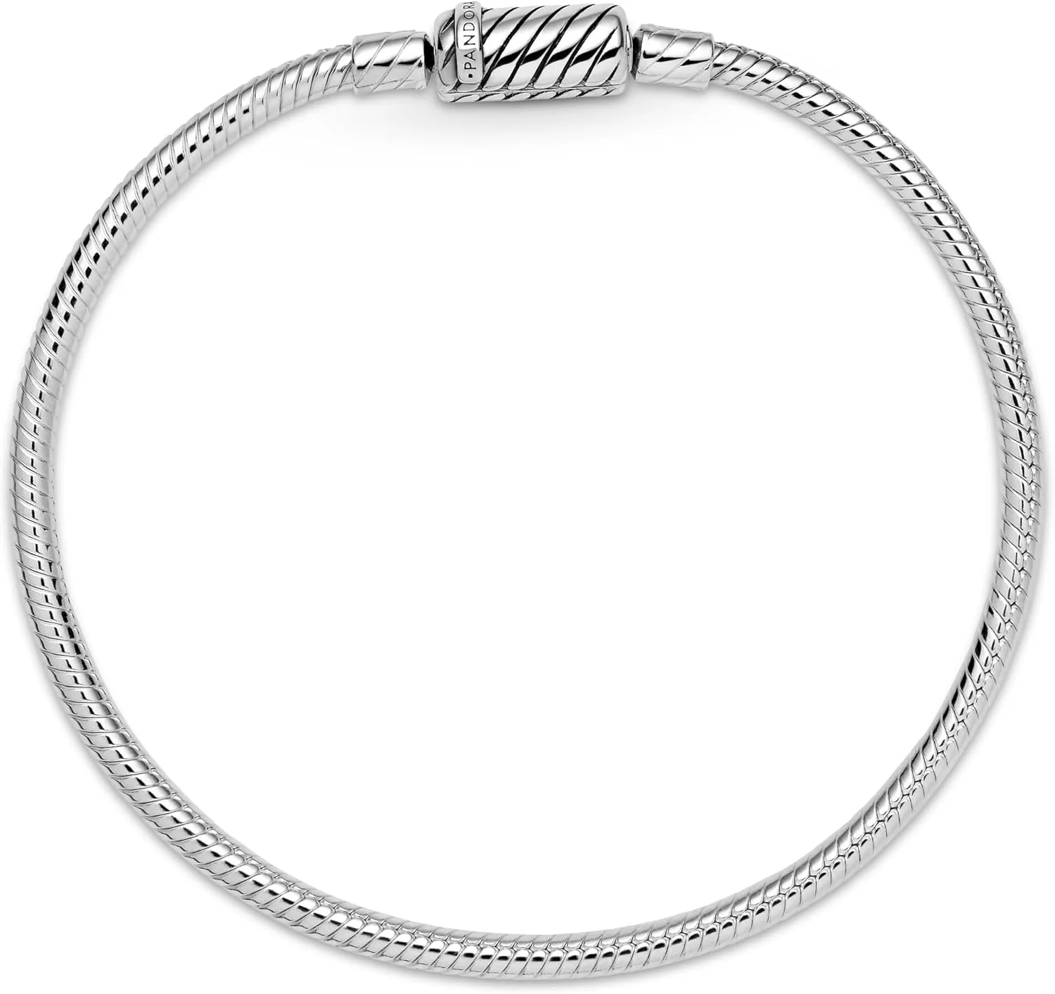 دستبند زنجیری ماری پاندورا Moments، نقره استرلینگ، با قفل مغناطیسی