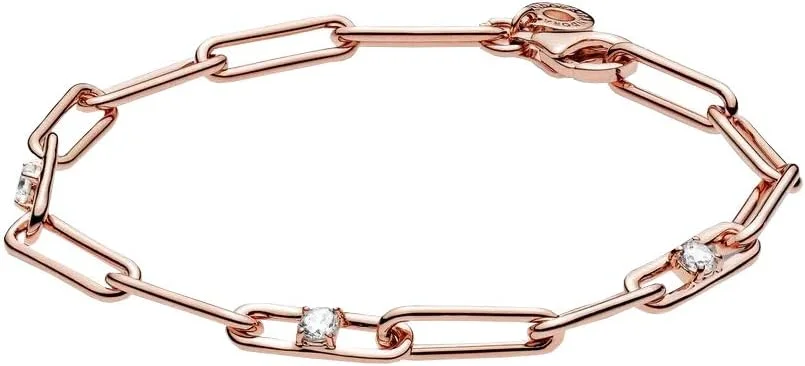 دستبند زنجیری و نگین دار پاندورا