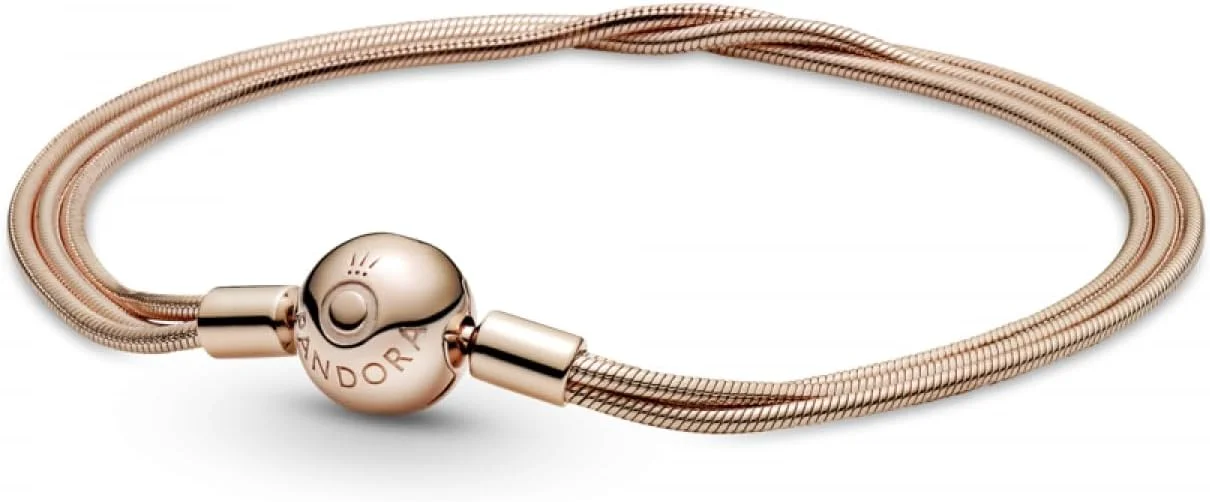 دستبند زنجیری ماری چندتایی پاندورا Moments مدل 589338C00-19