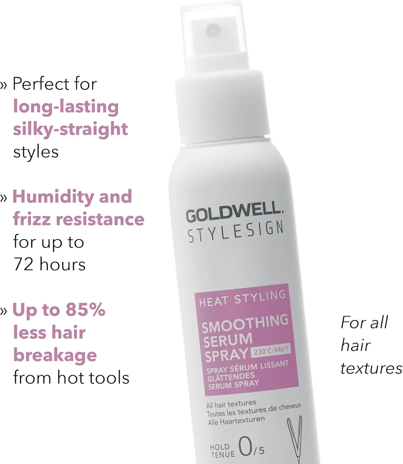 اسپری سرم صاف کننده مو گلدول مدل Stylesign مناسب برای انواع مو 100 میلی لیتر اسپری سرم صاف کننده مو گلدول مدل Stylesign مناسب برای انواع مو 100 میلی لیتر