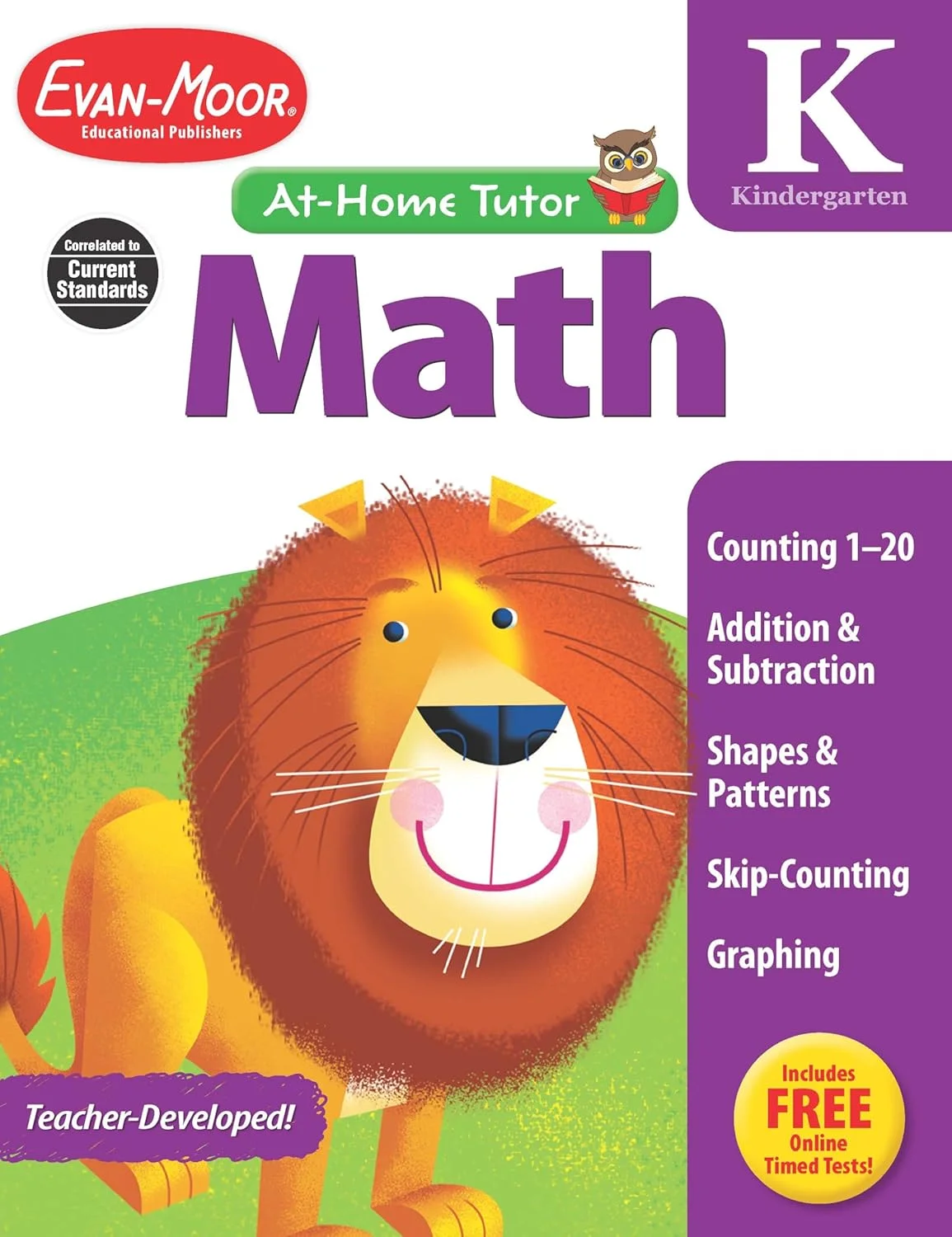 کتاب کار مهارت های ریاضی، آمادگی: آموزش در خانه، شمارش، اشکال، نمودارها، پول، جمع، تفریق