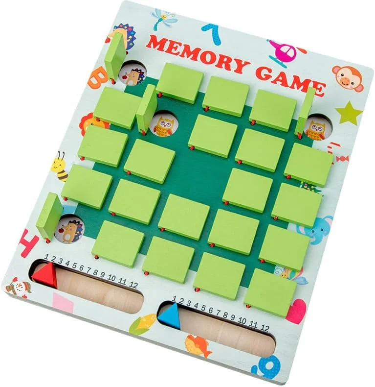 بازی حافظه تطبیقی برای کودکان 3، 4، 5، 6، 7 و 8 ساله، بازی فکری مونته سوری، اسباب بازی مسافرتی برای پسران و دختران، بازی تخته ای، ملزومات سفر جاده ای برای کودکان نوپا، فعالیت، هدیه تولد (رنگ تصادفی)