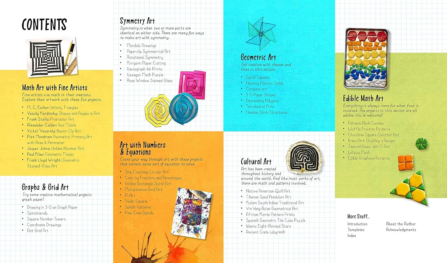 بازی‌های هنری ریاضی و طراحی برای کودکان: بیش از 40 پروژه هنری سرگرم‌کننده برای تقویت مهارت‌های ریاضی