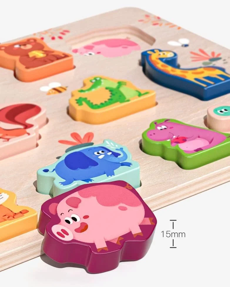 اسباب بازی های مونته سوری برای کودکان 1 تا 3 ساله، بازی پازل تخته چوبی مرتب سازی، اسباب بازی آموزشی، استکر تشخیص سبزیجات، مرتب کننده شکل، هدیه پازل آموزشی
