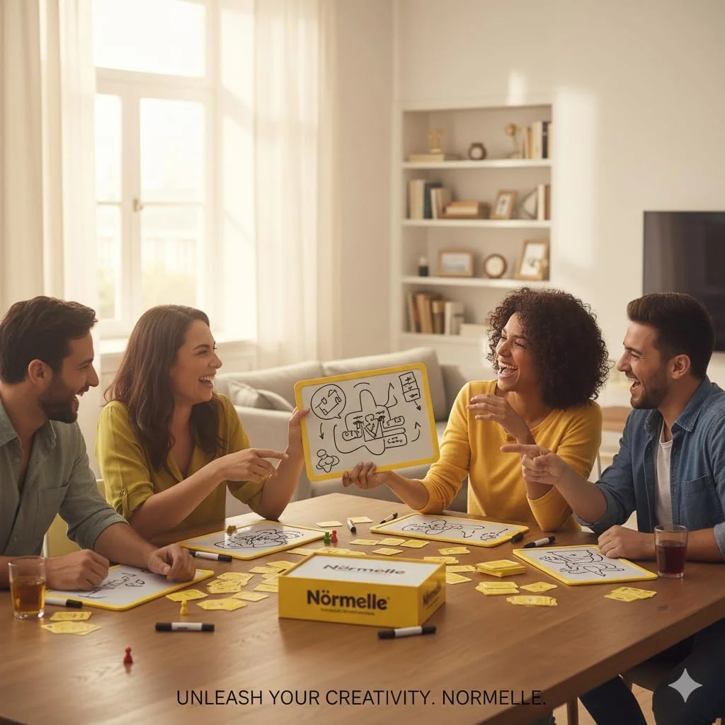 بازی تخته ای حدس کلمات عربی نرمال برای خانواده و کودکان - بازی مهمانی آموزشی برای یادگیری زبان، بازی تیمی، سرگرمی گروهی، سازنده واژگان | لعبة كلمات عربية للأطفال والعائلة