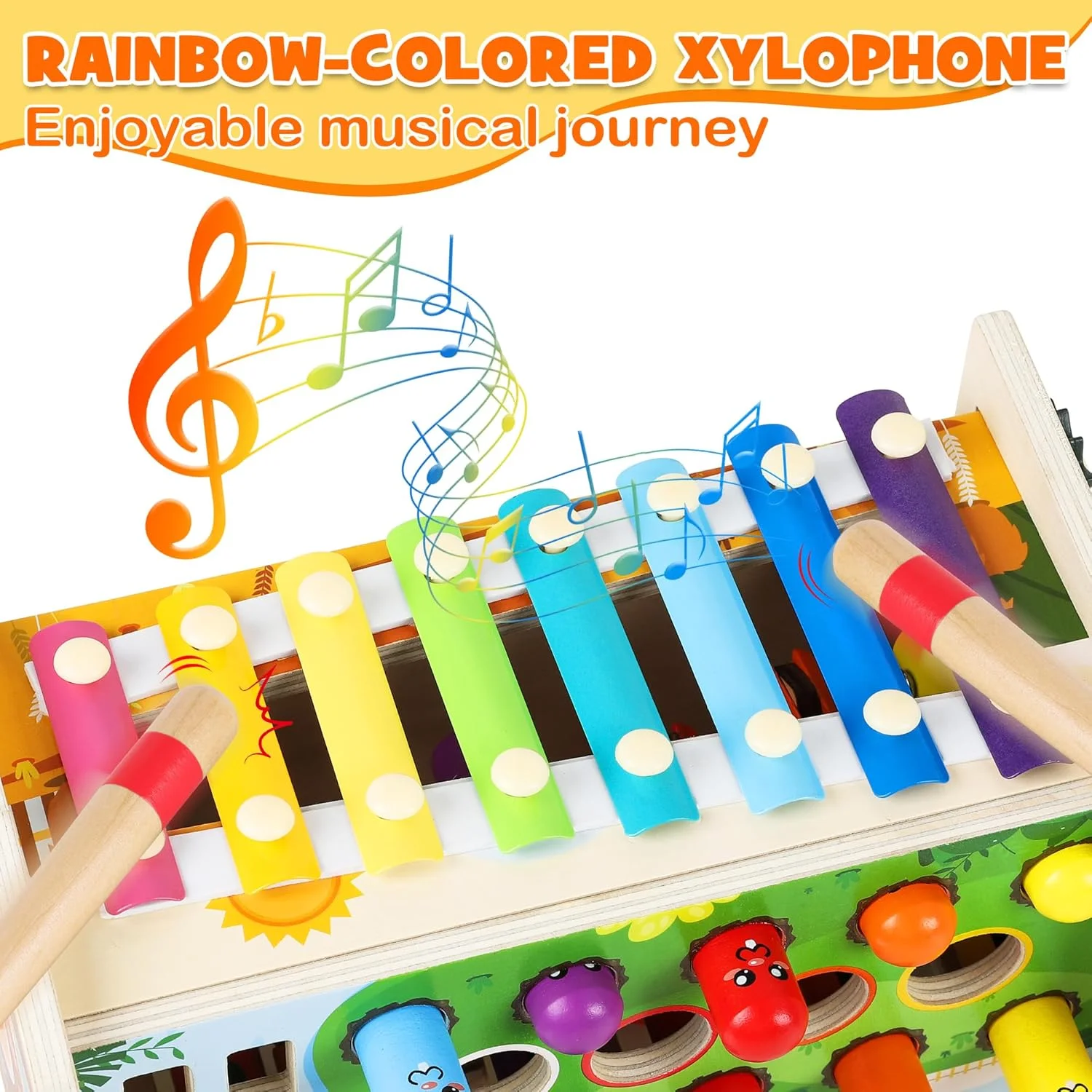 بازی های مونته سوری MilliGlee برای کودکان 1، 2، 3، 4، 5 و 6 ساله، 8 در 1 بازی ماهیگیری چوبی مغناطیسی، بازی های آموزشی چوبی، اسباب بازی های چند فعالیتی کودک، هدایای آموزشی تولد کریسمس عید پاک