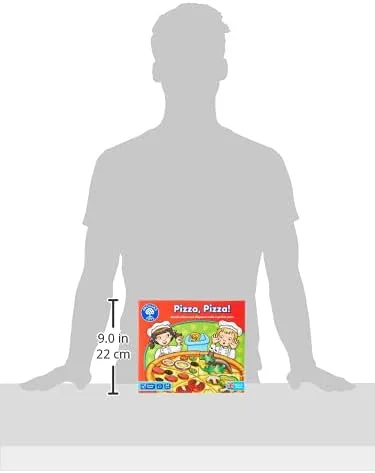 بازی پیتزا پیتزا Orchard Toys، بازی آموزشی برای کودکان پیش دبستانی و کودکان 3 تا 7 سال، اسباب بازی رنگی و شکلی