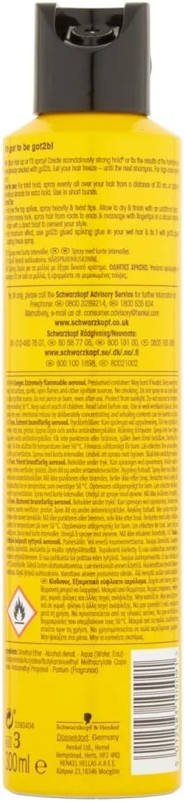 اسپری حالت دهنده مو گات تو بی مدل Blasting Freeze حجم 300 میلی لیتر