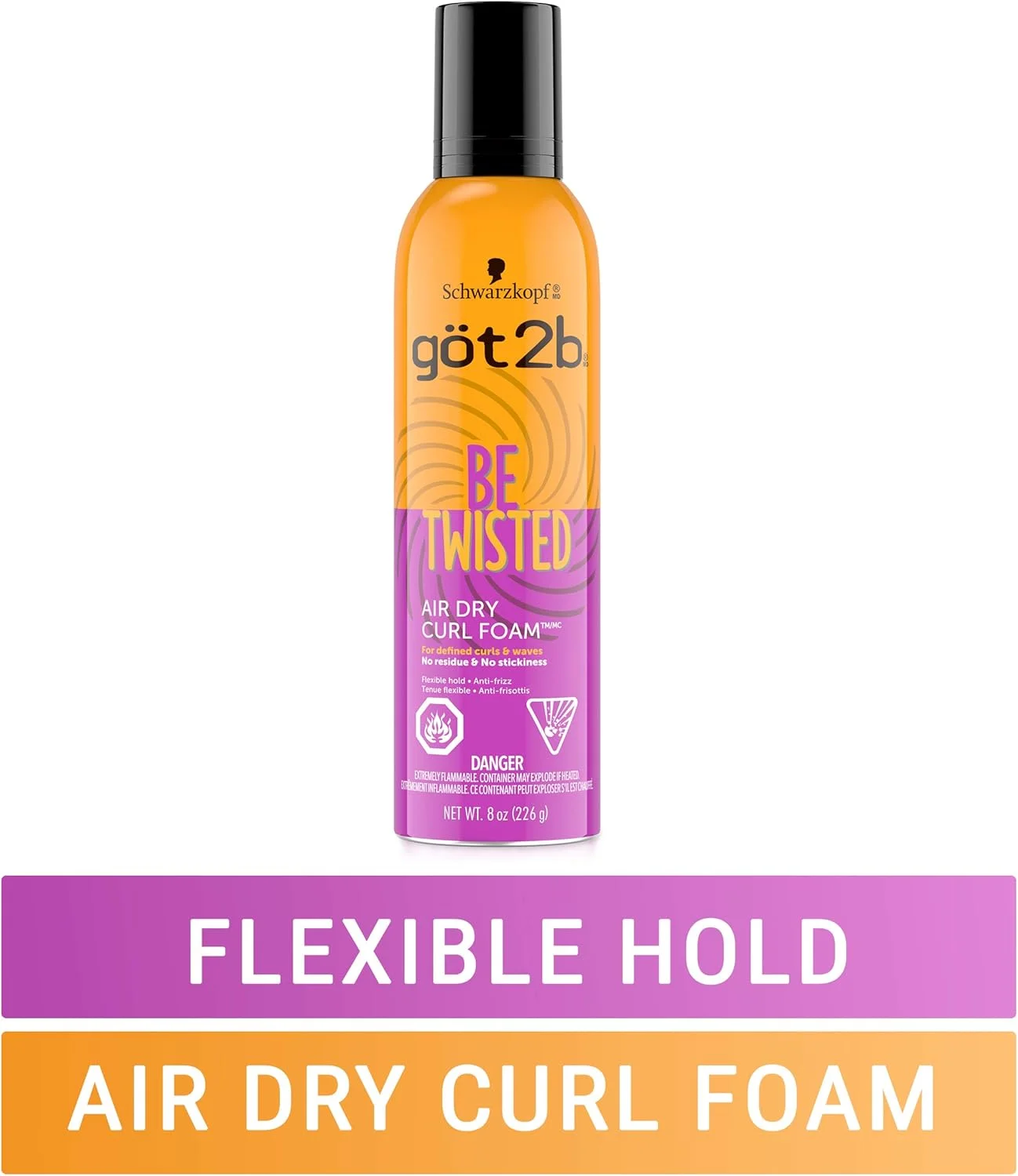 موس حالت دهنده موی فر Got2b Be Twisted، حجم 226 گرم موس حالت دهنده موی فر Got2b Be Twisted، حجم 226 گرم