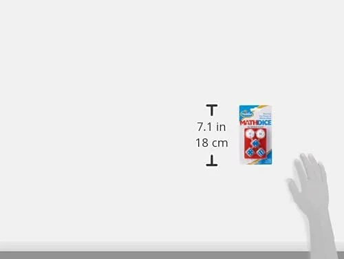 بازی تاس ریاضی ThinkFun - بازی جذاب تقویت مهارت های ریاضی ذهنی | مناسب برای کودکان 8 سال به بالا | فعالیت آموزشی سرگرم کننده | جمع و جور و مناسب سفر