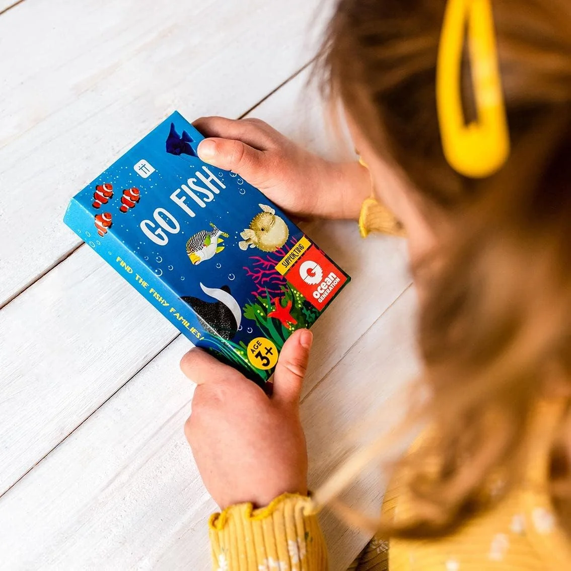 بازی کارتی «ماهی بگیر» Talking Tables برای کودکان | بازی سفری «اسنپ حیوانات» برای کودکان و خانواده به همراه فایل آموزشی حقایق اقیانوسی (FISH-GOFISH), Fishgofish
