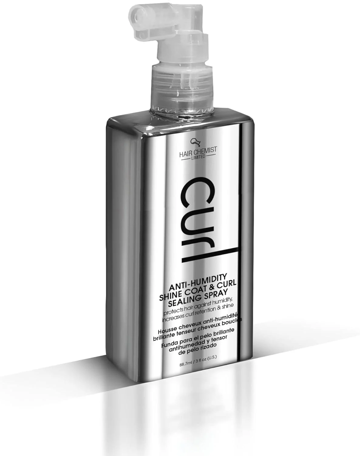 اسپری ضد رطوبت و براق کننده مو و تثبیت کننده فر مو هیر کمیتس ۳ اونس