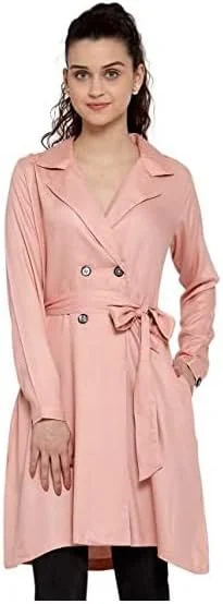 اورکت زنانه Krave زیتونی سبز طرح دار دکمه دوبل