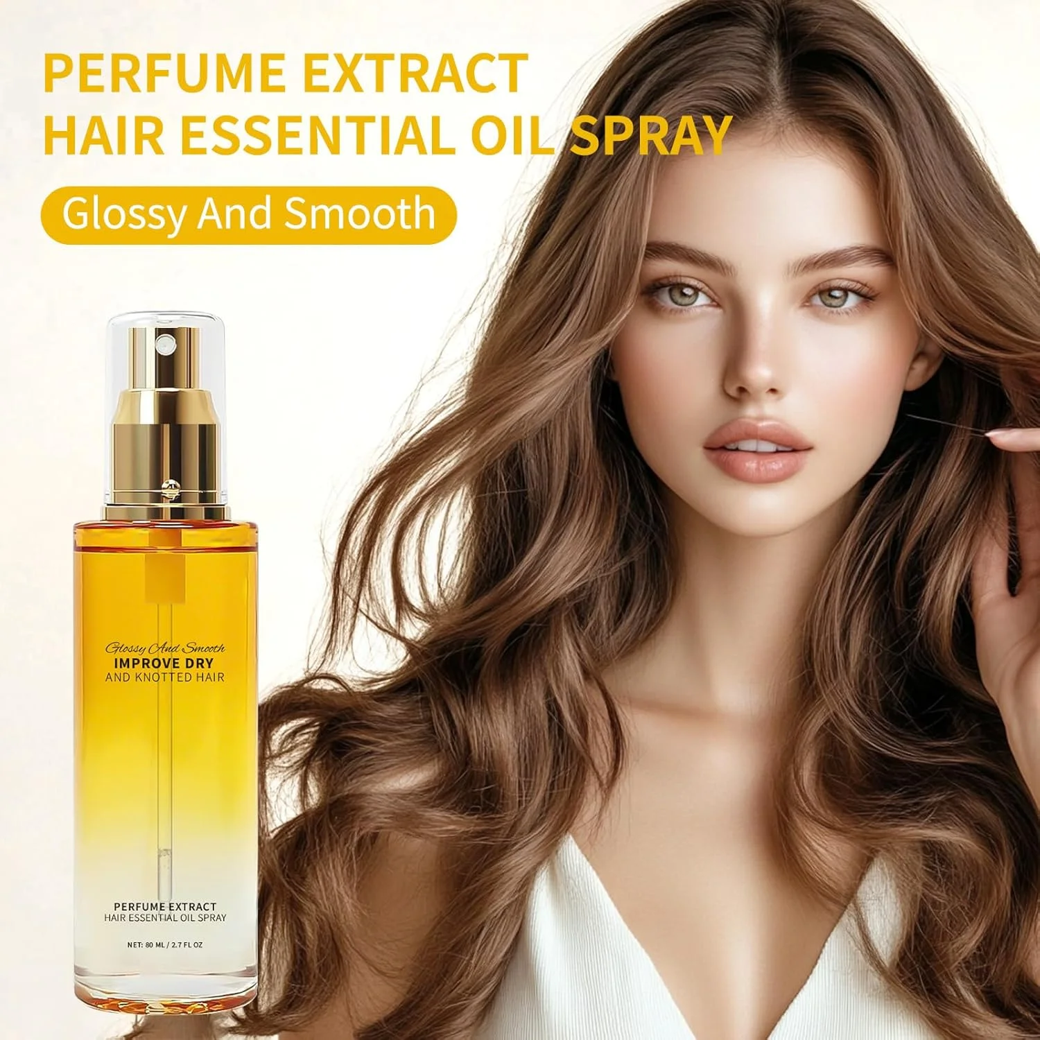 اسپری روغن ضروری مو - فرمول سبک و غیر چرب برای موهای خشک و گره خورده، استفاده روزانه برای افزایش لطافت و درخشندگی، مناسب برای مراقبت از موهای خشک و مرطوب اسپری روغن ضروری مو - فرمول سبک و غیر چرب برای موهای خشک و گره خورده، استفاده روزانه برای افزایش لطافت و درخشندگی، مناسب برای مراقبت از موهای خشک و مرطوب