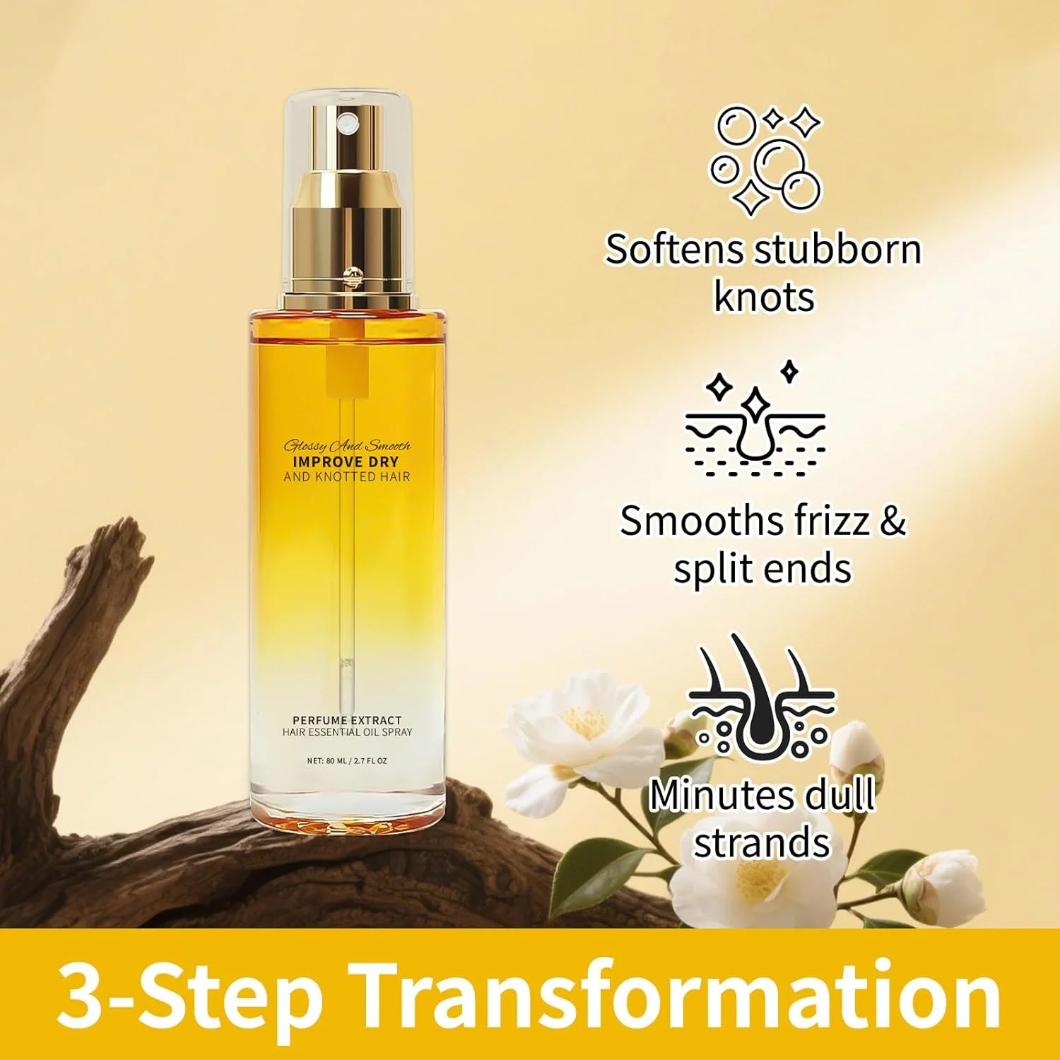 اسپری روغن ضروری مو - فرمول سبک و غیر چرب برای موهای خشک و گره خورده، استفاده روزانه برای افزایش لطافت و درخشندگی، مناسب برای مراقبت از موهای خشک و مرطوب اسپری روغن ضروری مو - فرمول سبک و غیر چرب برای موهای خشک و گره خورده، استفاده روزانه برای افزایش لطافت و درخشندگی، مناسب برای مراقبت از موهای خشک و مرطوب