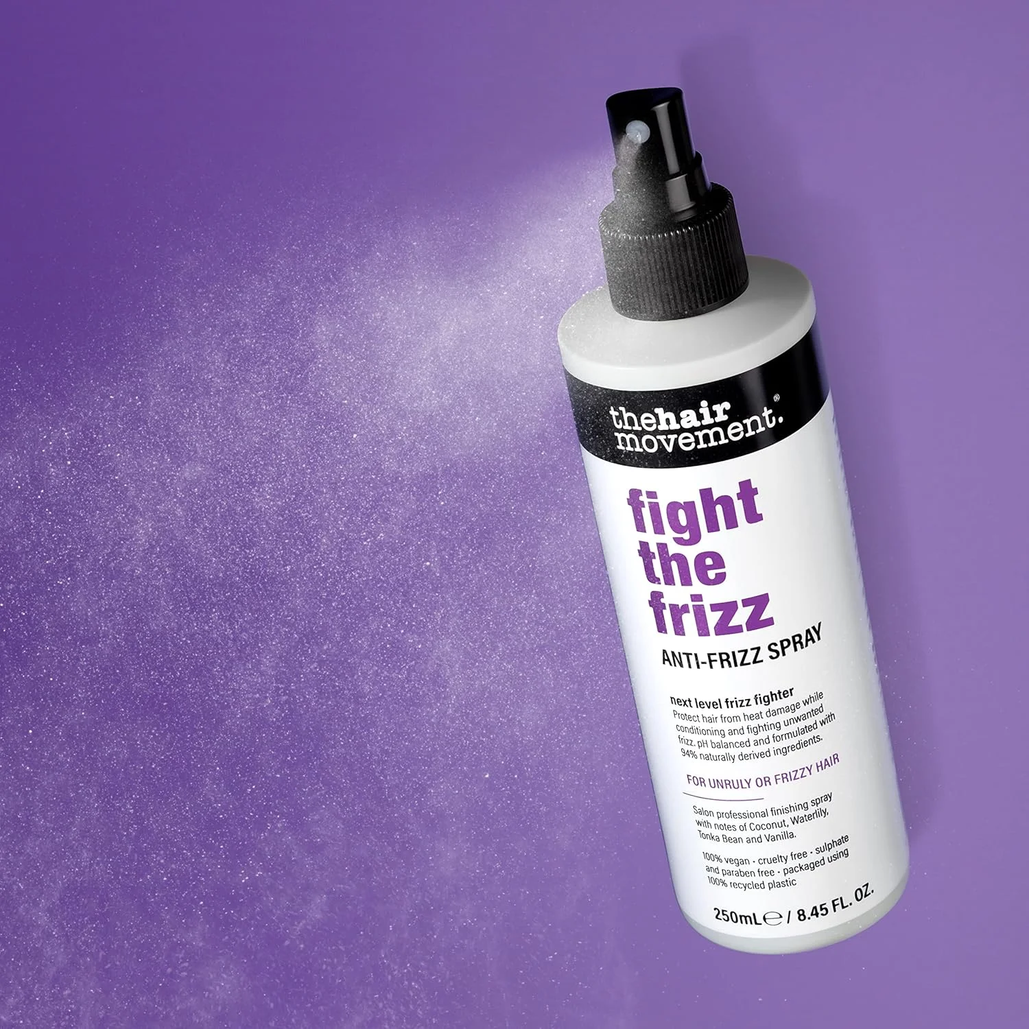 اسپری ضد وز مو برای موهای خشک و آسیب دیده - اسپری محافظت از حرارت - درخشش و نرمی فوری - اسپری حالت دهنده برای انواع بافت مو