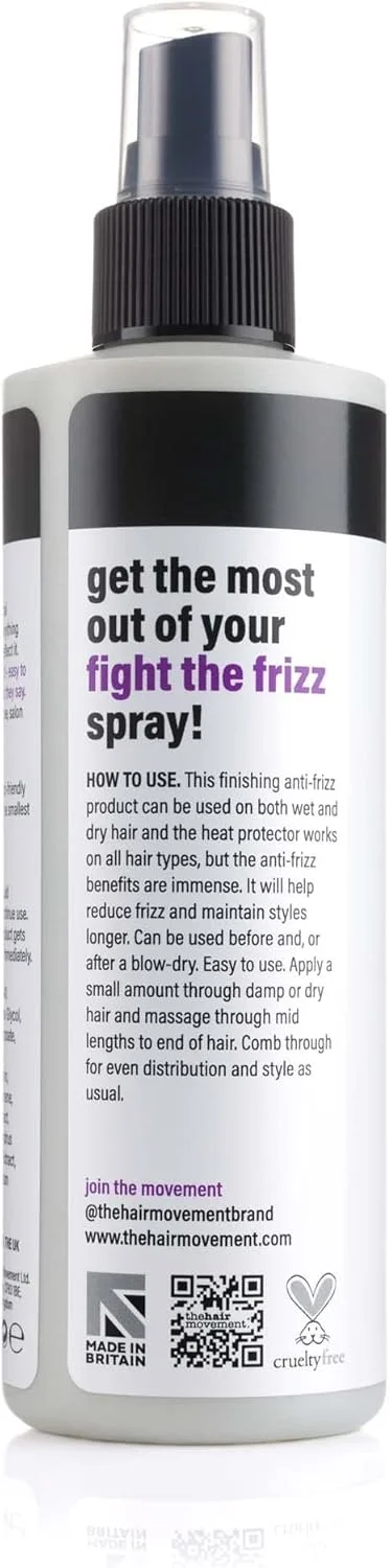 اسپری ضد وز مو برای موهای خشک و آسیب دیده - اسپری محافظت از حرارت - درخشش و نرمی فوری - اسپری حالت دهنده برای انواع بافت مو