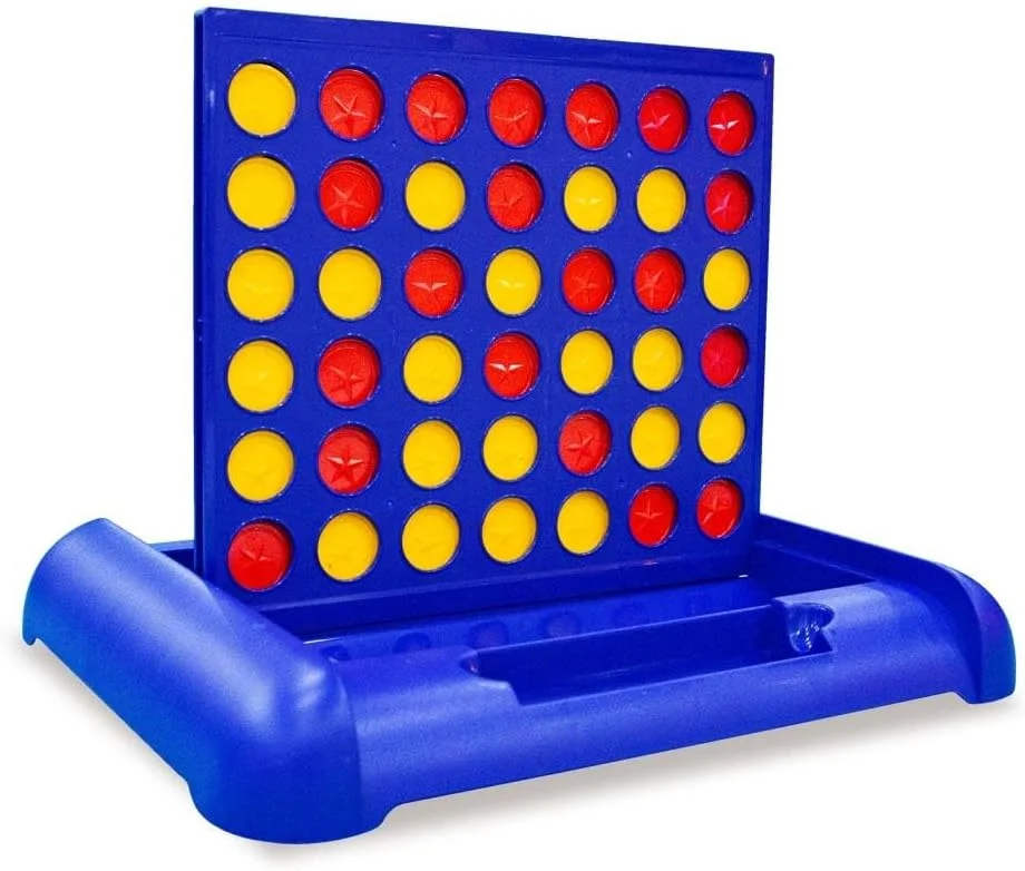 بازی فکری ردیف ۴ تایی UKR، بازی تخته ای استراتژیک و آموزشی، اسباب بازی های یادگیری کلاسیک برای کودکان و بزرگسالان، تفکر منطقی