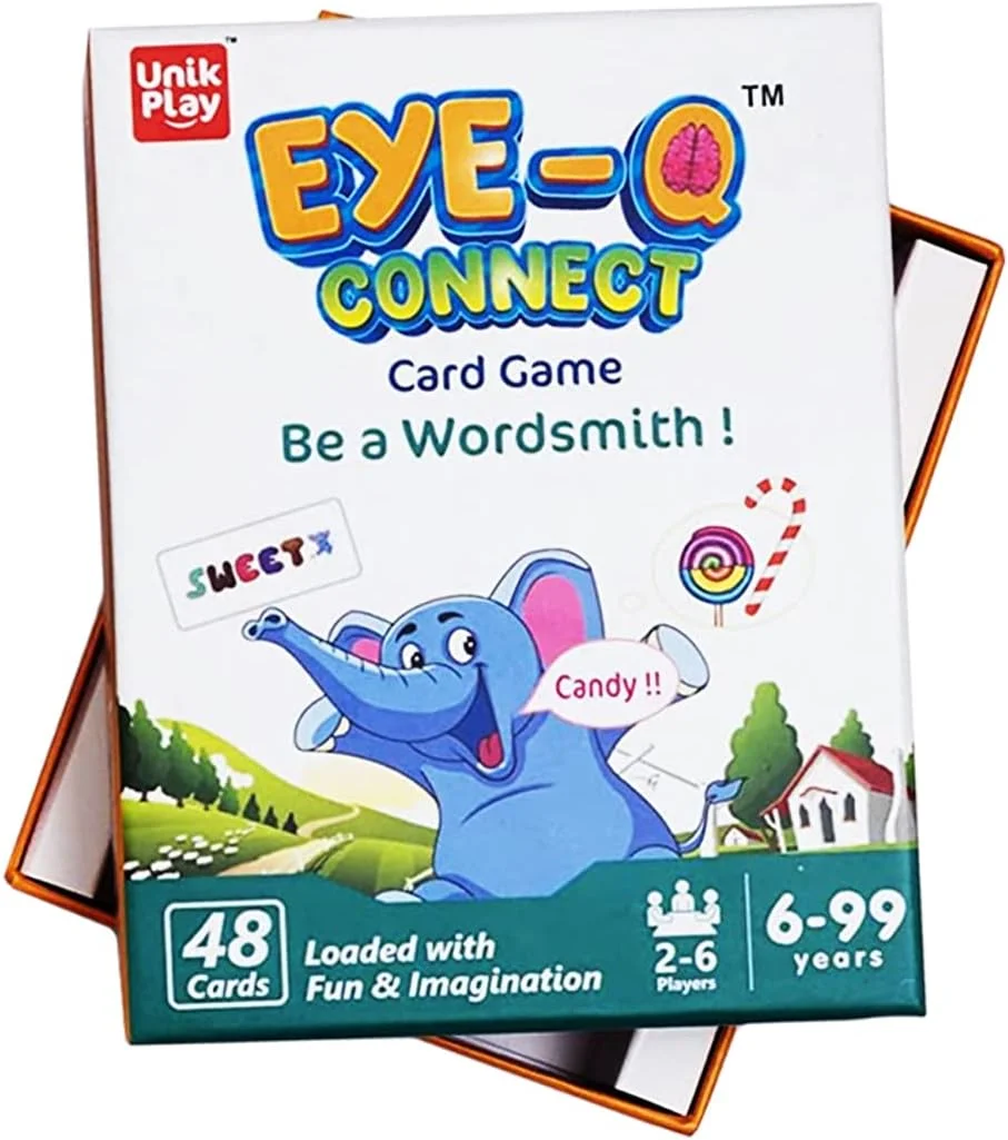 بازی آموزشی UnikPlay Eye Q Connect، بازی کارتی برای پسران و دختران 6 تا 99 سال، بازی کارتی با یادگیری آسان، بازی فکری سرگرم کننده خانوادگی، هدیه تولد بازی آموزشی UnikPlay Eye Q Connect، بازی کارتی برای پسران و دختران 6 تا 99 سال، بازی کارتی با یادگیری آسان، بازی فکری سرگرم کننده خانوادگی، هدیه تولد