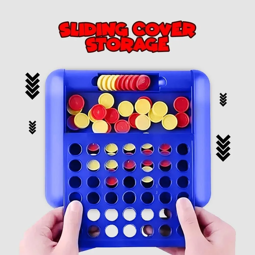 بازی فکری ردیف ۴ تایی UKR، بازی تخته ای استراتژیک و آموزشی، اسباب بازی های یادگیری کلاسیک برای کودکان و بزرگسالان، تفکر منطقی