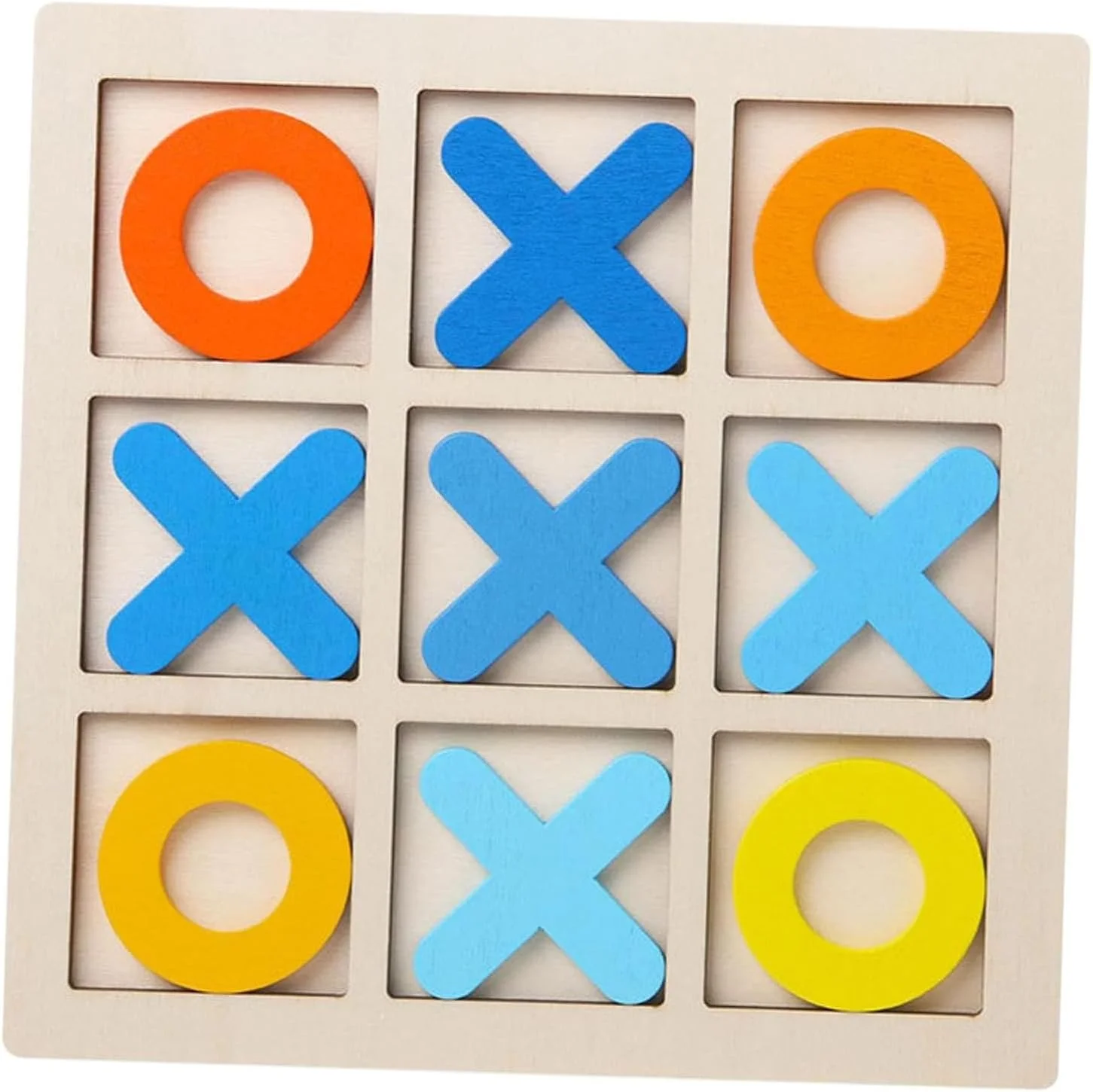بازی فکری تیک تاک تو چوبی، اسباب بازی رومیزی XO، بازی پازل کلاسیک خانوادگی کودکان، اسباب بازی های آموزشی، رنگ های متنوع، اندازه: 30x30x1.2 سانتی متر بازی فکری تیک تاک تو چوبی، اسباب بازی رومیزی XO، بازی پازل کلاسیک خانوادگی کودکان، اسباب بازی های آموزشی، رنگ های متنوع، اندازه: 30x30x1.2 سانتی متر