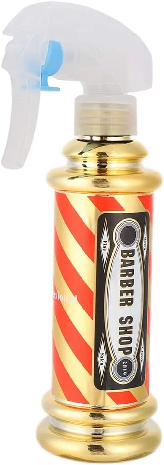 بطری اسپری آرایشگری، بطری اسپری آب آرایش مو سالنی 150 میلی لیتری قابل شارژ مجدد، اتومایزر بطری اسپری آرایشگاه برای حالت دادن به موهای فر (طلایی) بطری اسپری آرایشگری، بطری اسپری آب آرایش مو سالنی 150 میلی لیتری قابل شارژ مجدد، اتومایزر بطری اسپری آرایشگاه برای حالت دادن به موهای فر (طلایی)
