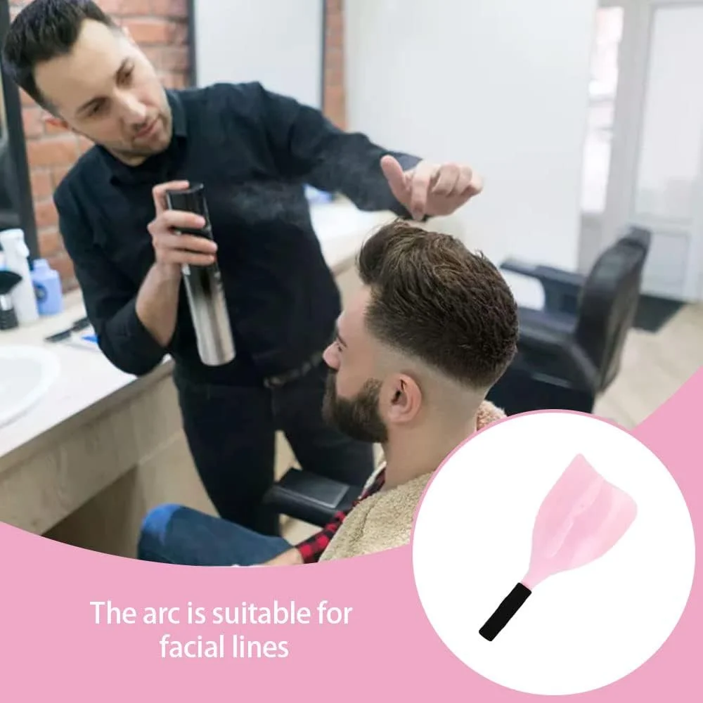 ماسک محافظ اسپری مو، 2 عدد، محافظ صورت برای جلوگیری از تماس پوست صورت با مو (رنگ تصادفی)