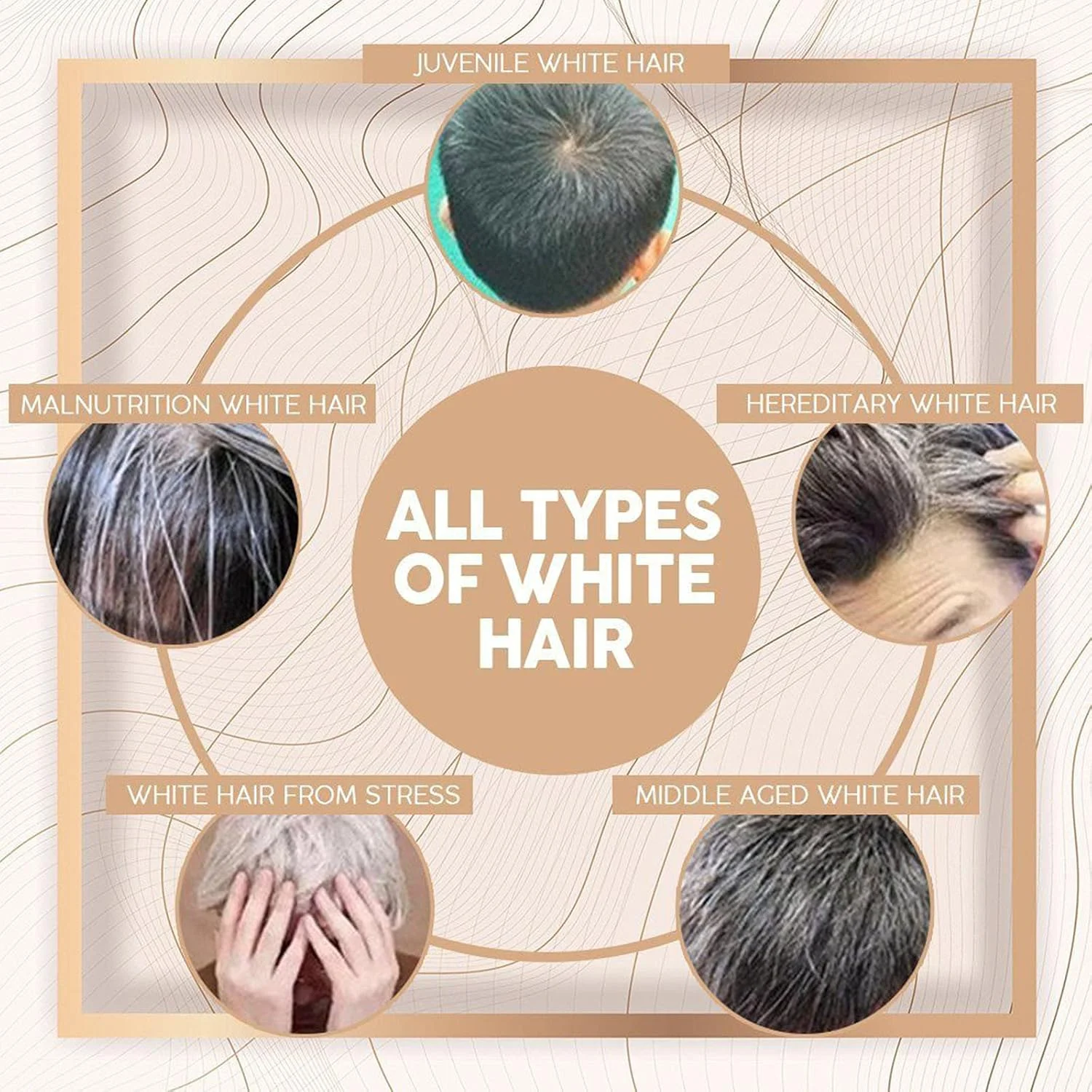 اسپری گیاهی احیا کننده موهای سفید، اسپری گیاهی برای موهای سفید، اسپری اسانس گیاهی احیا کننده موهای سفید، اسپری تیره کننده مو، نرم کننده تیره کننده مو، برای آقایان و بانوان (A)