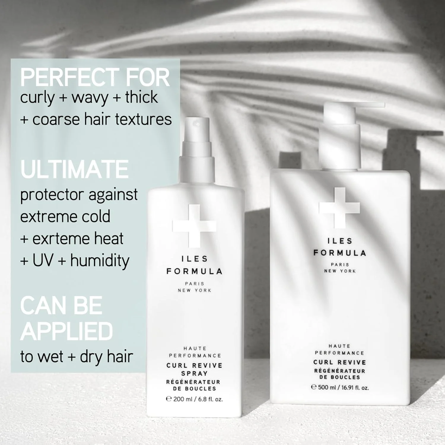 اسپری احیا کننده فر مو ILES FORMULA - سرم حالت دهنده بدون نیاز به آبکشی، مشخص کننده فرها، ضد وز و ضد رطوبت، محافظت از حرارت و رنگ با عصاره ابریشم، دانه ماکرولوبا و آلکان های نارگیل، 500 میلی لیتر