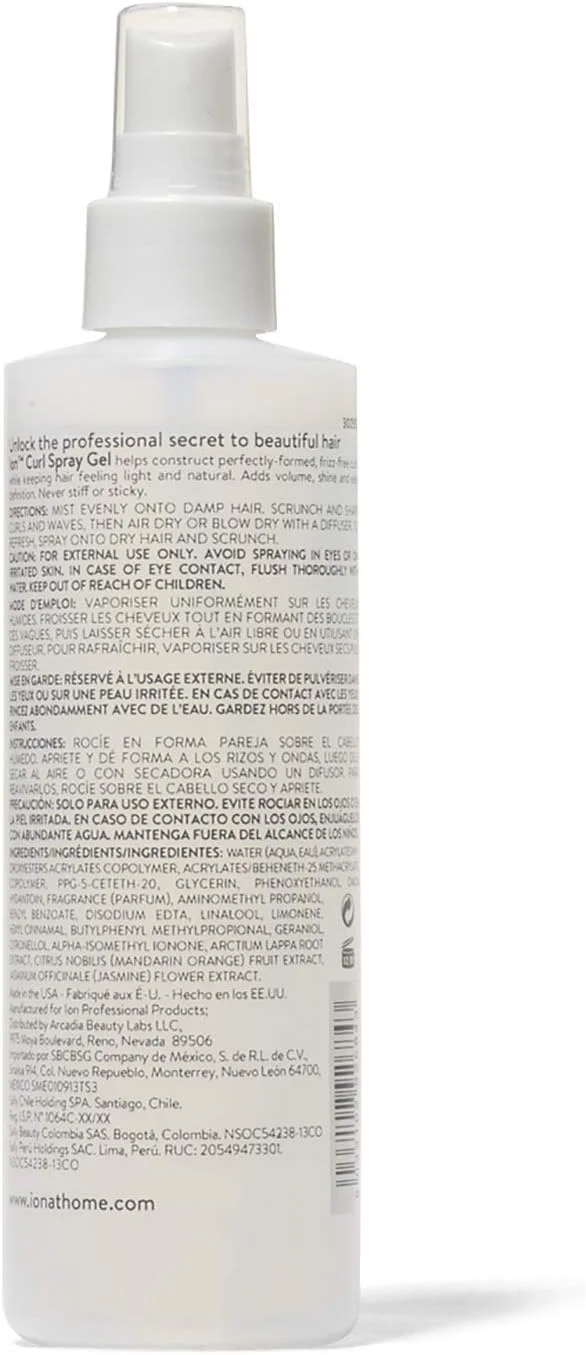 ژل اسپری حالت دهنده فر کننده مو