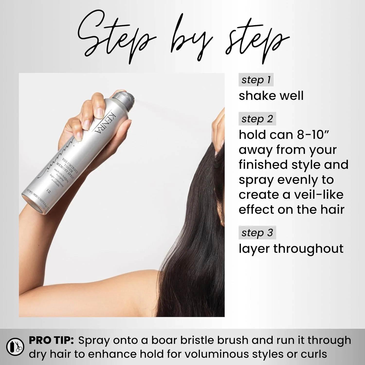 اسپری حجم دهنده و حالت دهنده مو کنرا پلاتینیوم شماره 12 | حجم دهنده و پرپشت کننده مو | ماندگاری 96 ساعته | حجم دهی نرم و لطیف | مناسب انواع مو | 236 میلی لیتر