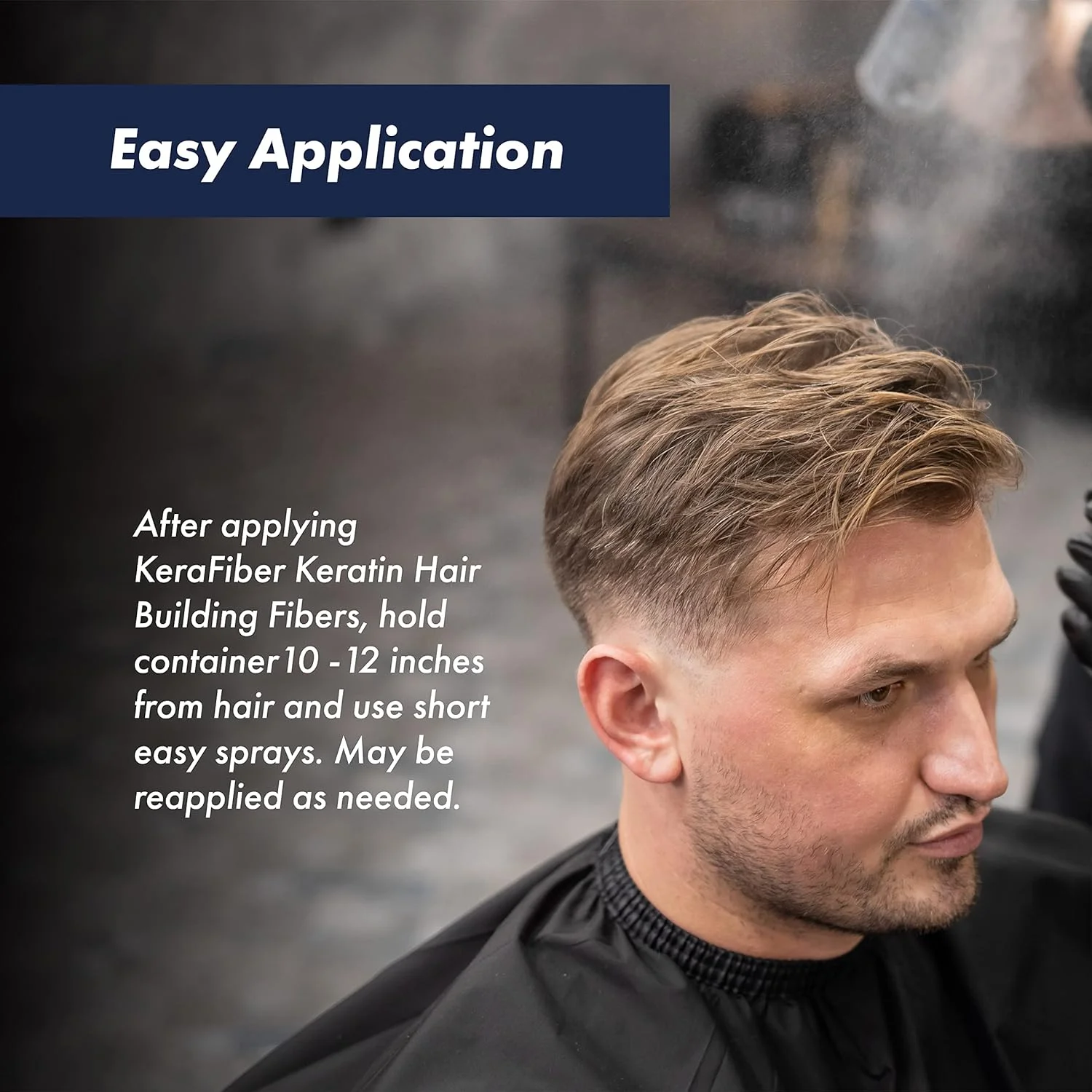 اسپری نگهدارنده فیبر KeraFiber برای تثبیت فیبرها | تقویت اتصال بین فیبرها و موهای موجود - 4 اونس مایع
