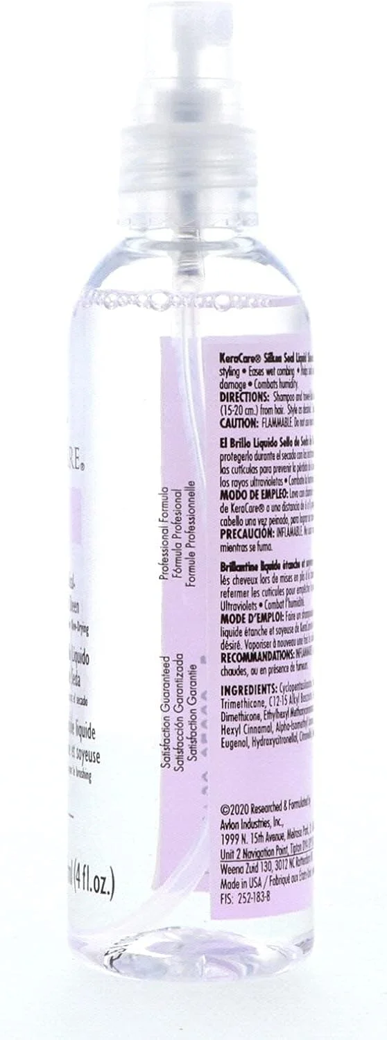 اسپری براق کننده مو کرکر سیلکن سیل توسط آولون مناسب برای بانوان و آقایان - اسپری 118 میلی لیتری