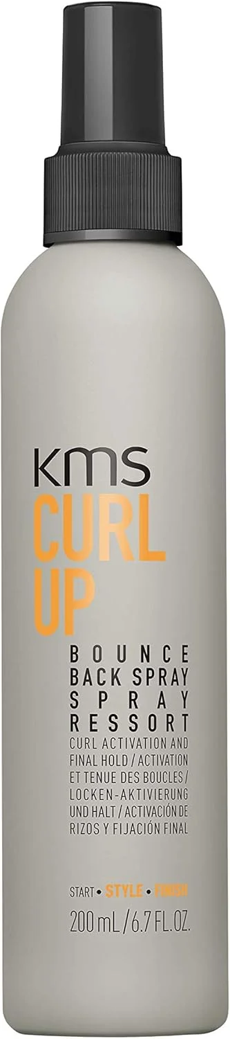 اسپری حالت دهنده و حجم دهنده موهای فر KMS California مدل Curl Up حجم 200 میل