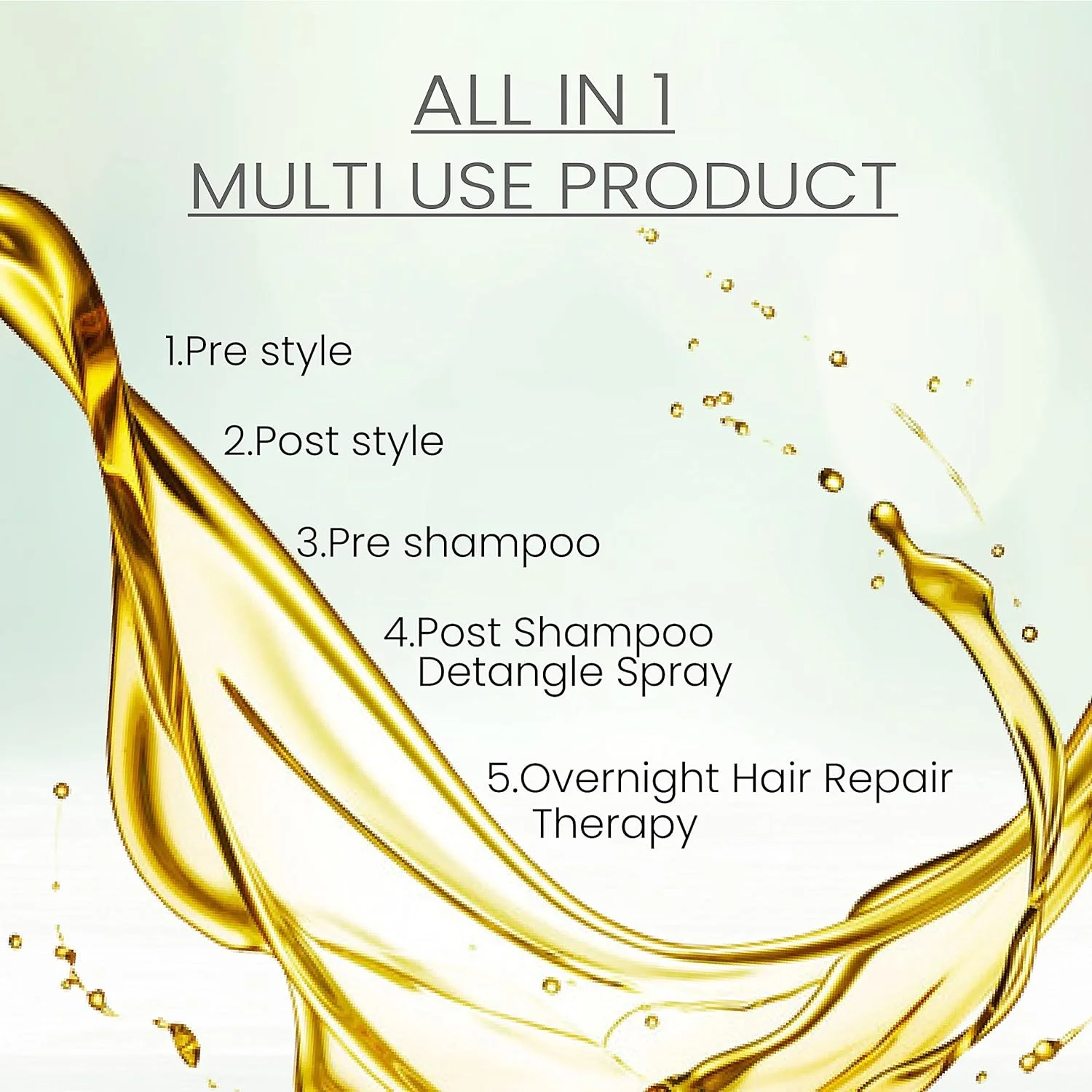 اسپری محافظ حرارت مو حاوی روغن آرگان تخمیر شده، ویتامین ای، ب۳ و کراتین گیاهی ۲۰۰ میلی لیتر