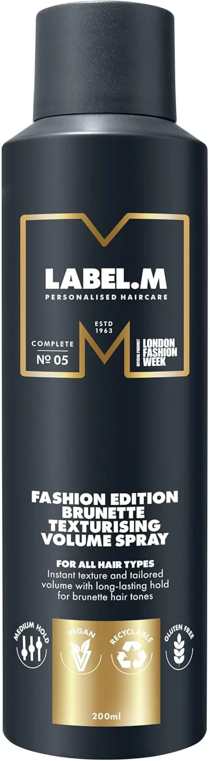 اسپری حجم دهنده و بافت دهنده موهای قهوه ای Label.m Revamp Fashion Edition - 200 میلی لیتر