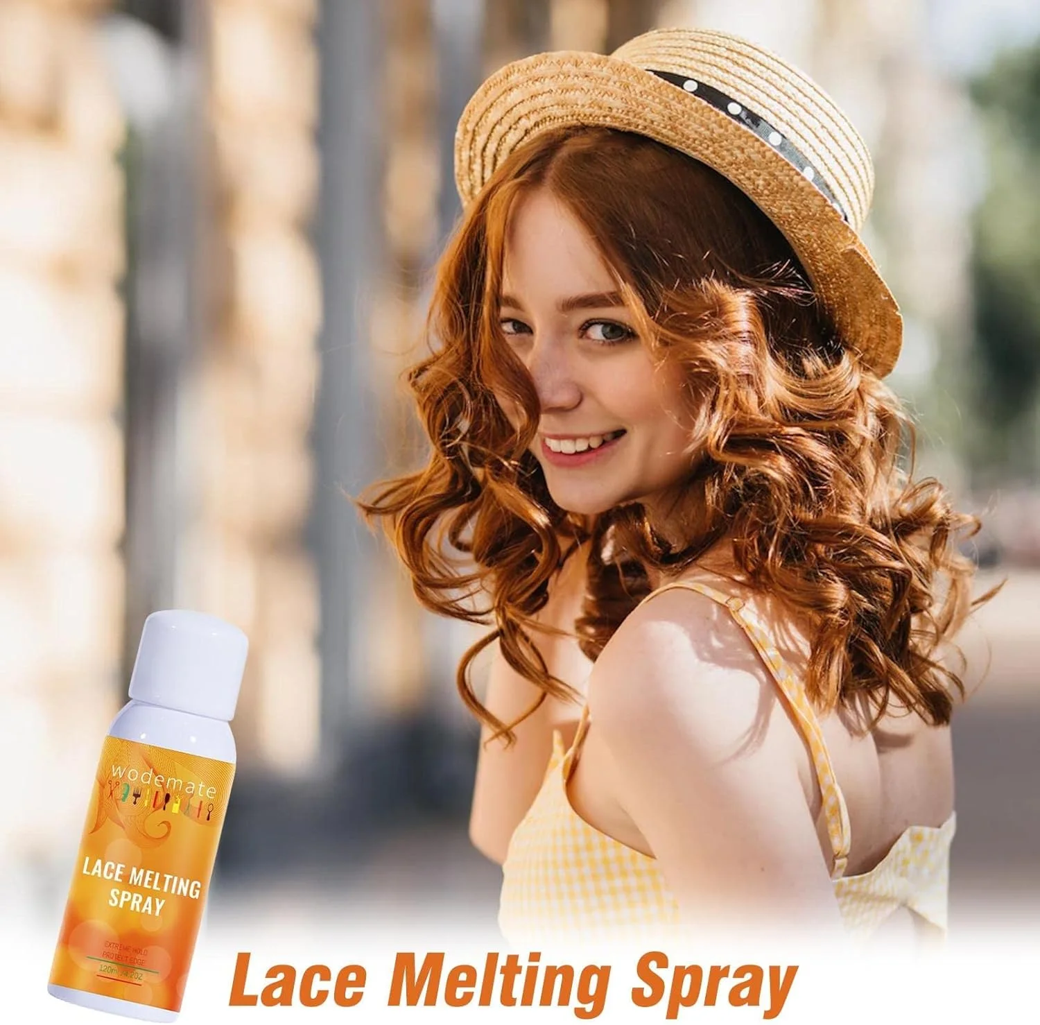 اسپری رنگ توری برای کلاه گیس - موس رنگ توری مو - اسپری رنگ توری 120 میلی لیتری برای کلاه گیس، موس رنگ توری، اسپری ذوب توری ماندگار برای کلاه گیس، اسپری مو