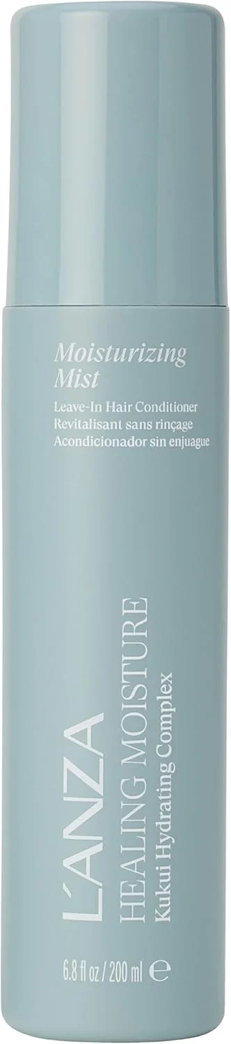 اسپری مرطوب کننده مو لَآنزا Healing Moisture Moi Moi، اسپری روغن حاوی ویتامین E، مرطوب کننده و طراوت بخش موهای خشک و زبر، باز کننده گره مو، احیا کننده خاصیت ارتجاعی و ترمیم کننده موهای آسیب دیده (200 میلی لیتر)