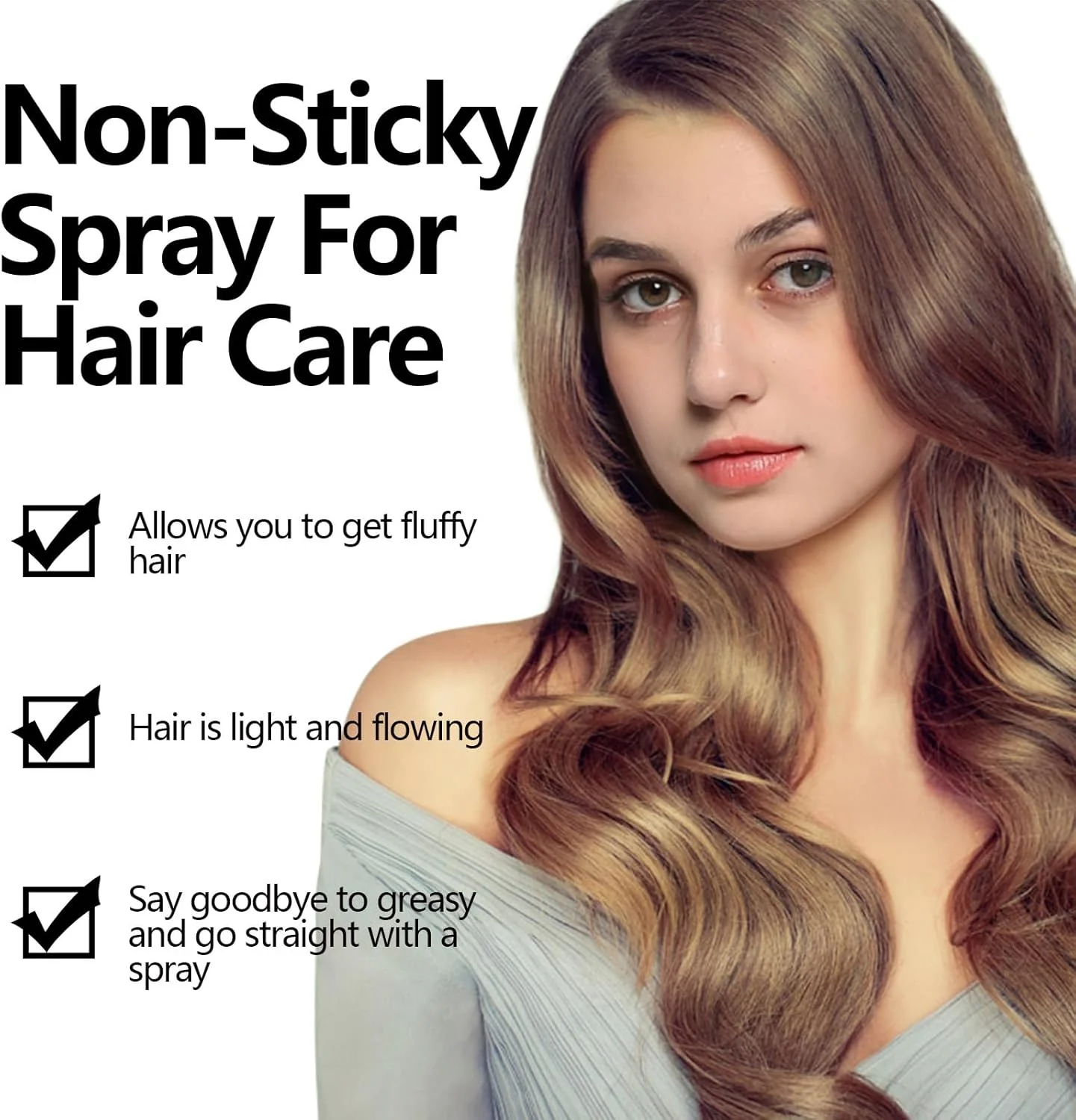 اسپری طراوت بخش و حجم دهنده مو، بدون ایجاد چسبندگی (1 عدد)