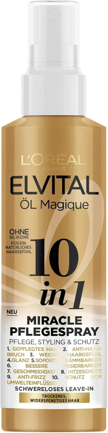 اسپری مراقبت موی 10 در 1 لورآل پاریس Elvital Oil Magique حجم 150 میلی لیتر