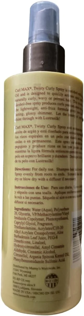 اسپری موی فر Lustrasilk Max Twisty، ۲۳۶ میلی لیتر اسپری موی فر Lustrasilk Max Twisty، ۲۳۶ میلی لیتر