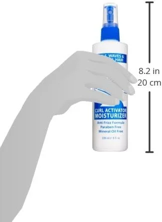 فعال کننده و مرطوب کننده مو لستر اسکرل، بدون ریزش، بطری اسپری 236 میلی لیتری فعال کننده و مرطوب کننده مو لستر اسکرل، بدون ریزش، بطری اسپری 236 میلی لیتری