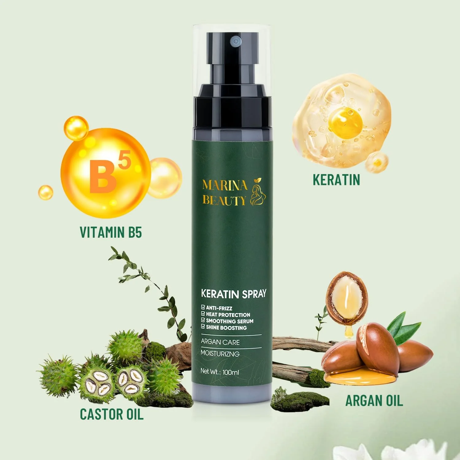 اسپری کراتین ضد وز مو