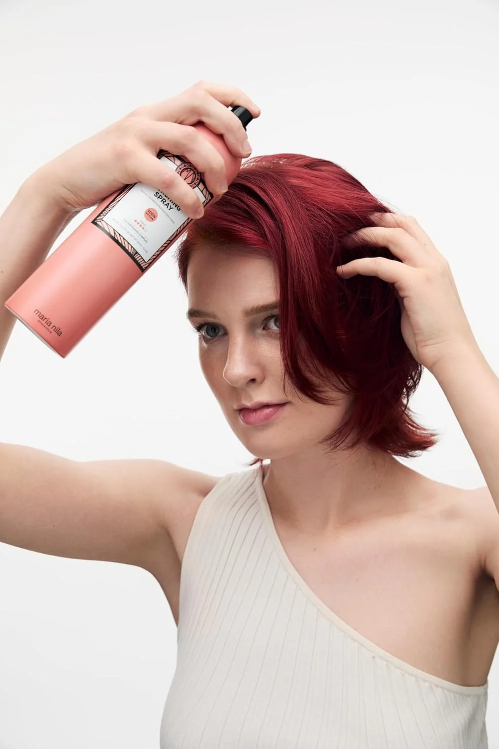 اسپری حالت دهنده مو ماریا نیلا، 400 میلی لیتر، قدرت نگه دارندگی 4/5، آنتی اکسیدان محافظ رنگ مو، 100% گیاهی و فاقد سولفات/پارابن