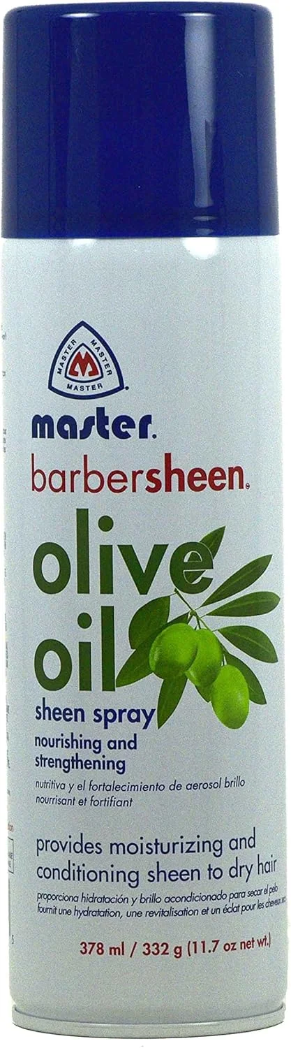 اسپری براق کننده مو Master Well Comb Barber Sheen حاوی روغن زیتون، 345 میلی لیتر